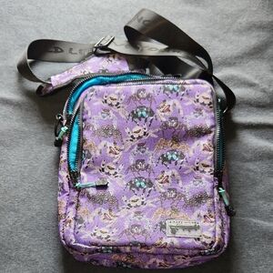 Sipsey Wilder 🕷 Print Purple Crossbody Bag